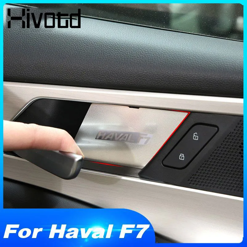 Hivotd для maval F7 хавал ф7 ф7х 2019 2020 автомобильная внутренняя дверная ручка крышка чаши