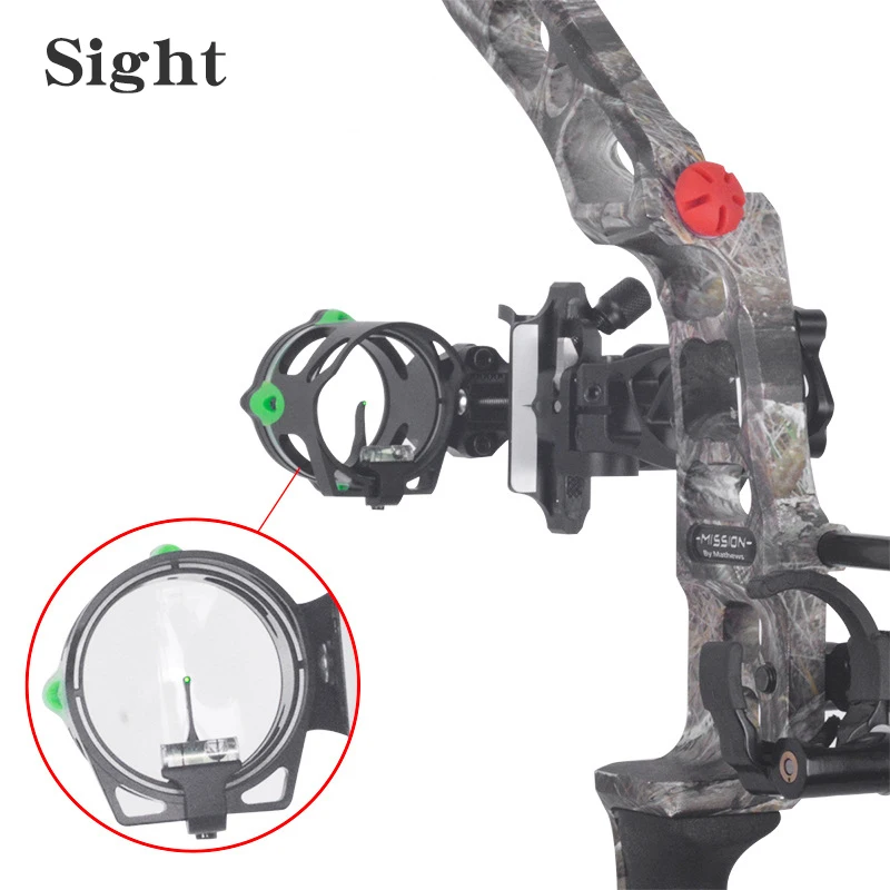 

Professional Archery Compound Bow Micro Adjust Sight Fine-tuning Single Aiming Needle Hunting Bow And Arrow Shooting Accessories
