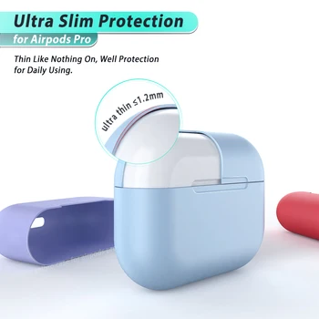 Solid Soft Silicone Case for AirPods Pro 2