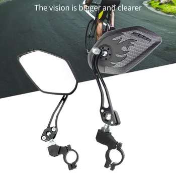 

TIOODRE 2 Pcs Bike Bicycle Silicone Handle Handlebar Rearview Mirror Bike Safety Tool MTB Cycling Accessories