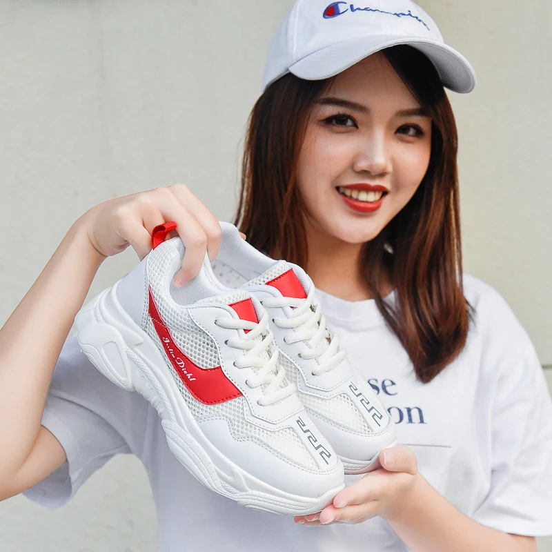TF8901# youth trend summer hollow sports shoes
