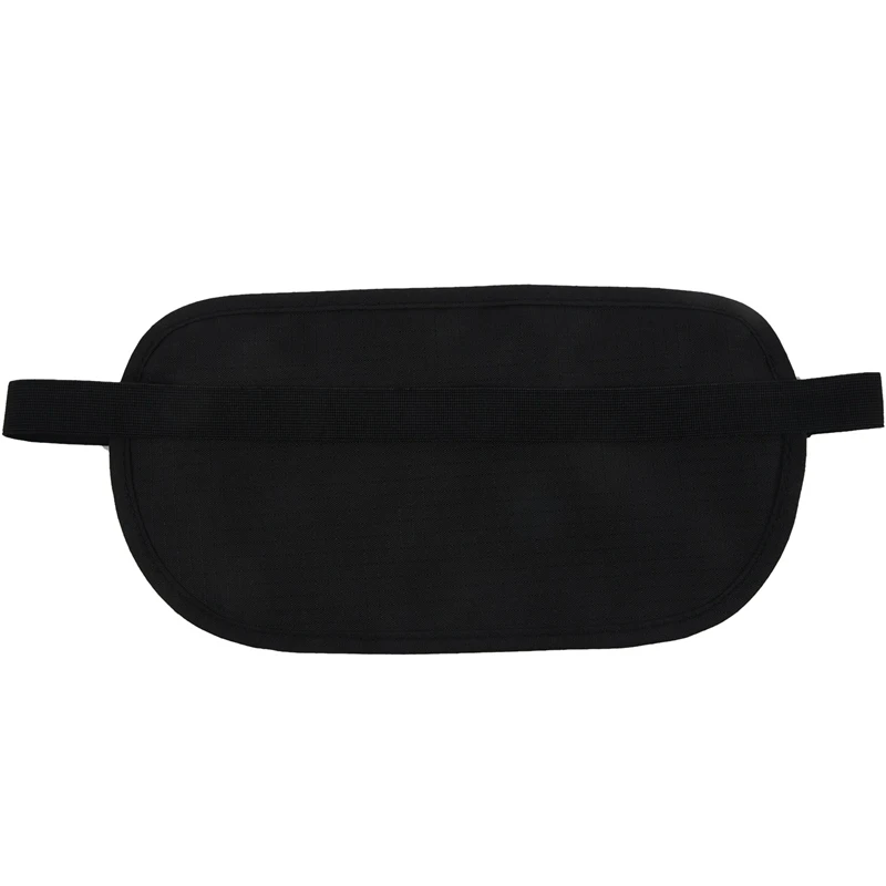 

New Travel Waist Pouch for Passport Money Belt Bag Security Wallet Black