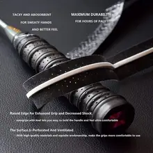 2 шт. Нескользящая спортивная повязка для бадминтона, тенниса, велосипеда, тенниса, захваты, лента, дышащий спортивный захват, ракетка над Badmint X8S6 2 шт. Нескользящая спортивная повязка для бадминтона, тенниса, велосипеда, тенниса, захваты, лента, дышащий спортивный захват, ракетка над Badmint X8S6