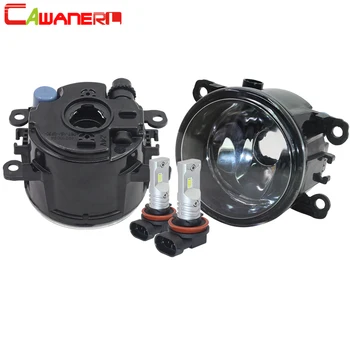

Cawanerl For Ford Tourneo Transit Car Front Fog Light Lampshade + H11 LED / Halogen Lamp DRL 12V Accessories