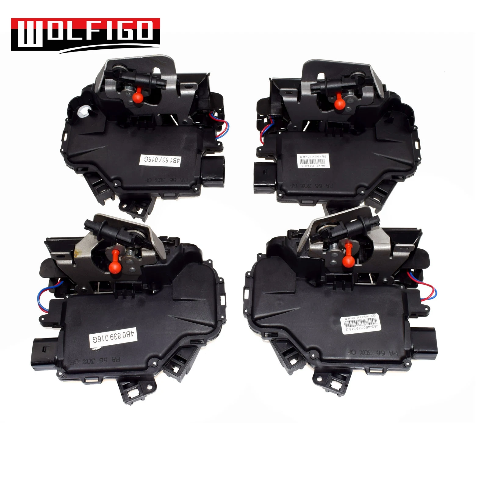 Приводы дверного замка WOLFIGO для AUDI A4 A6 4B C5 8E 4B1837015G 4B1837016G 4B0839016G|Замки и фурнитура| |