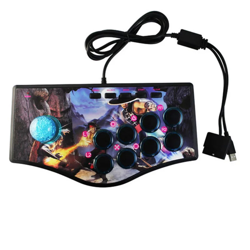 Ретро аркадная игра рокер контроллер Usb джойстик для Ps2/Ps3/Pc/Android Smart Tv встроенный вибратор восемь направления джойстика(No. A