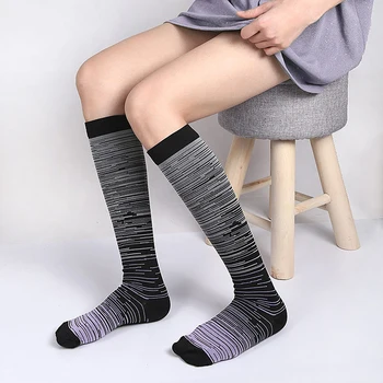 

Women Long Tube Calf Sock Compression Stockings Warm Thigh High Knee Socks Long Cotton Stockings Stockings