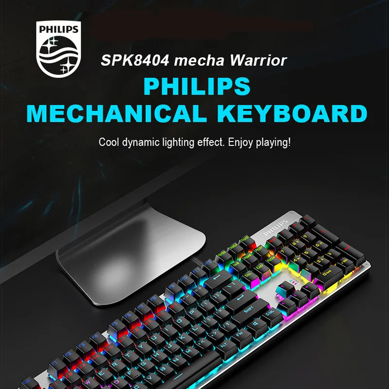 Mechanical Keyboard high Performance Gaming Keyboard Multi Color LED Backlight USB Wired for Office Work and PC gaming