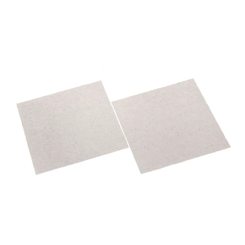 2 Pcs 5.1"x 5.1" Microwave Oven Mica Sheets Repairing Accessory Plates Sheets