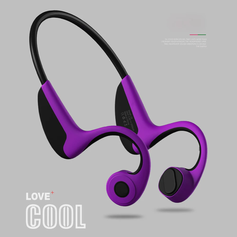 

Bluetooth 5.0 Wireless Headphones Bone Conduction Earphone Outdoor Sport Headset with MIC OD889