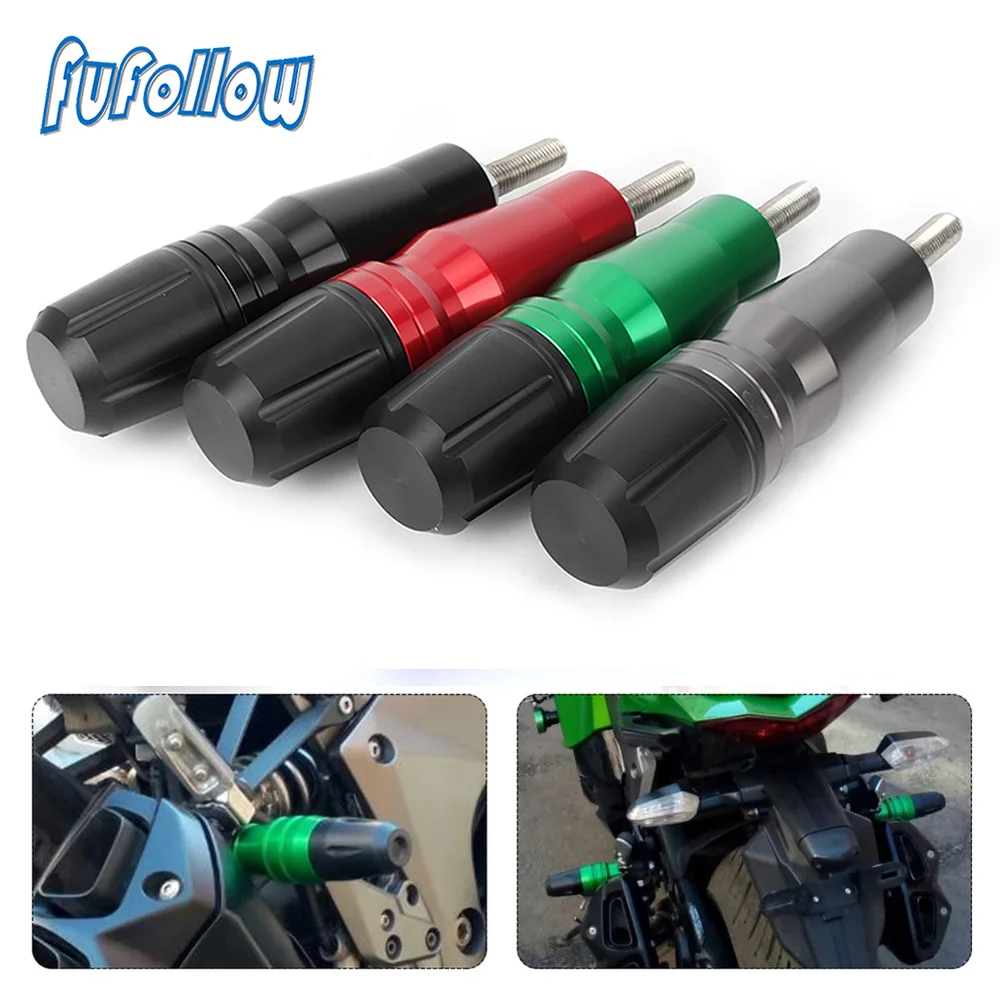 

For KAWASAKI Z1000 Z1000SX Z1000R NINJA 1000 Z900 Z900RS Z800 Z650 Z750 Z300 Z250 CNC Crash Pads Exhaust Sliders Crash Protector