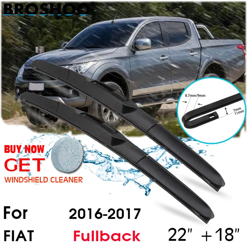 Spazzola Tergicristallo Per Auto Finestra Anteriore Tergicristalli Spazzole Accessori Auto Per Fiat Fullback 22 ''18'' 2016-2017