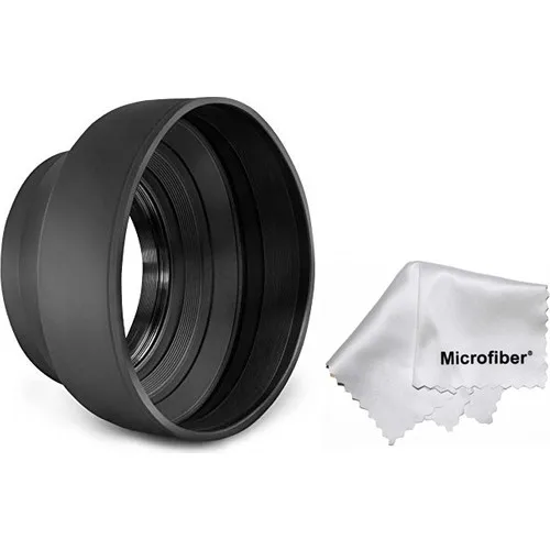 67 mm tianya 3-stage adjustable rubber lens hood for CANON 18-135mm (15x15cm) | Электроника