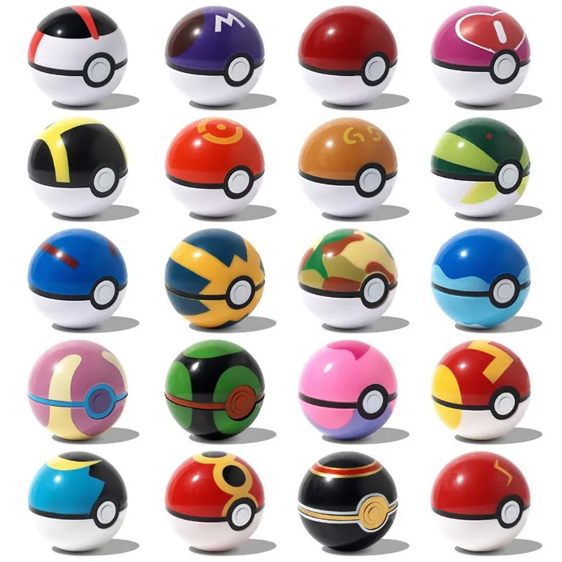 New Arrival Multicolor 7CM Pet Elf Ball Pokemones Pokeballs With 2-3Cm Figures Toys Can Dream Bedroom Furnishings For Kids | Игрушки и