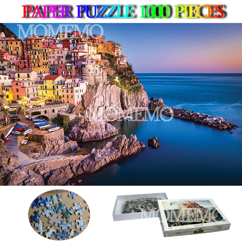 Пазл бумажный Manarola для взрослых и детей 1000 шт. | Игрушки хобби