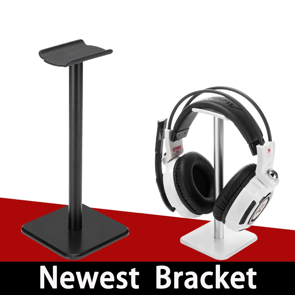 High Quality Gaming Headphone Stand Earphone Aluminum Removable TPU Holder Professional Display Rack Headset Hanger Bracket ABS