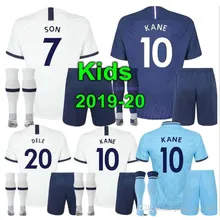 Футбольная Футболка Tottenham LUCAS ERIKSEN VERTONGHEN SANCHEZ SON KANE DELE NDOMBELE, Детский комплект+ носки, 19/20 футболка Tottenham