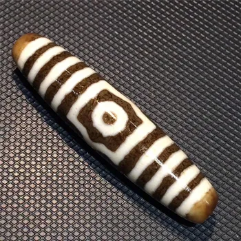 

200819-1 Fine 3 eyes Tibetan Dzi Beads Amulet Beads