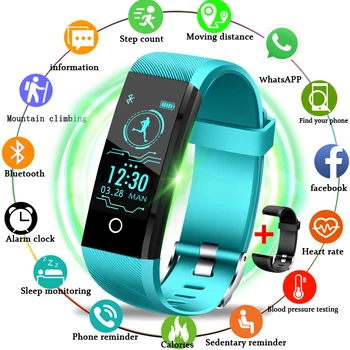 

LIGE 2019 New Smart band Heart Rate Blood Pressure Tracker Fitness tracking IP68 Waterproof Smart wristband Men women For iPhone