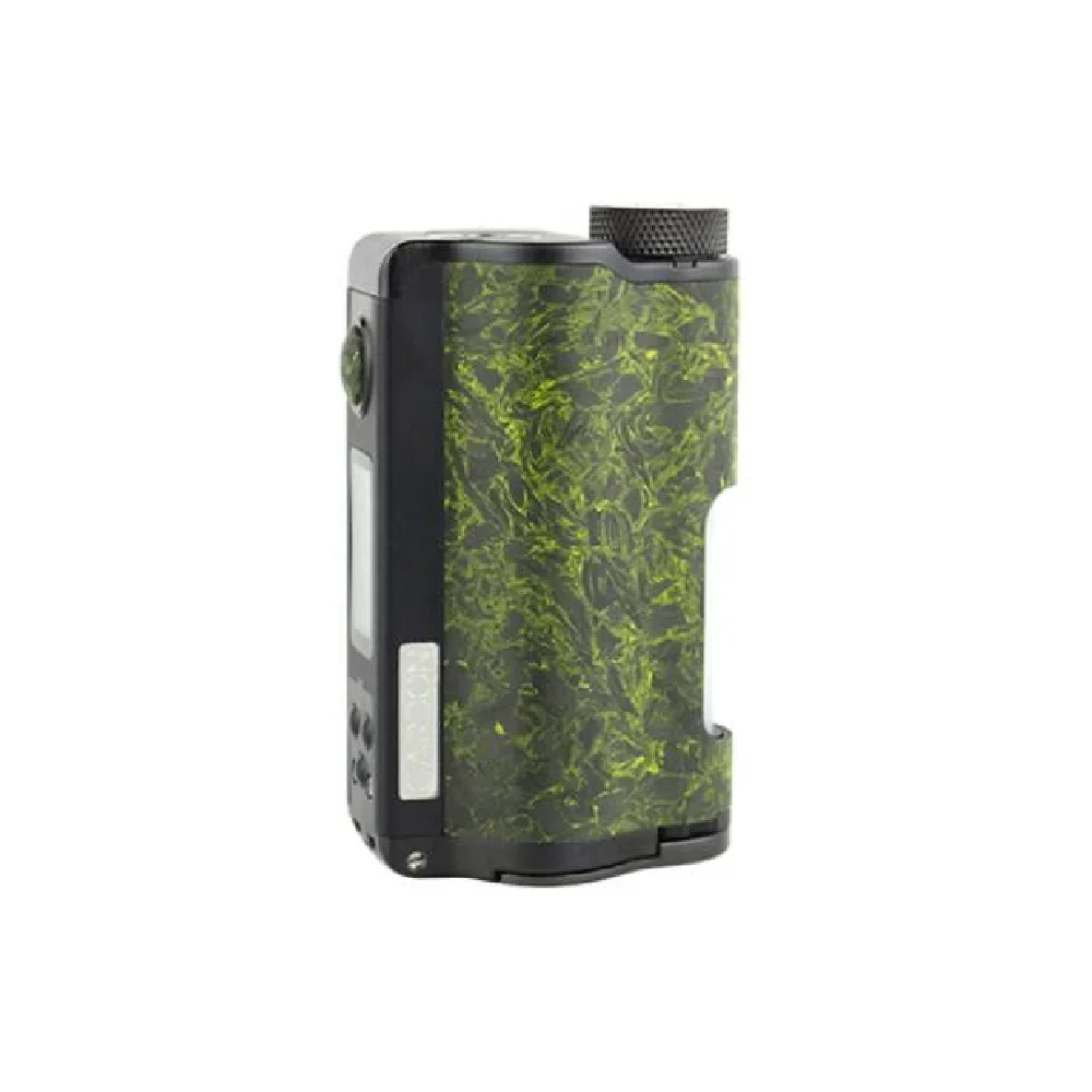 Carbon Yellow DOVPO Верхний двойной карбоновый Squonk мод с чипом YIHI Питание от двух аккумуляторов 18650 Макс. Выход 200 Вт электронная сигарета мод Vs Drag 2 - Цвет: Carbon Yellow