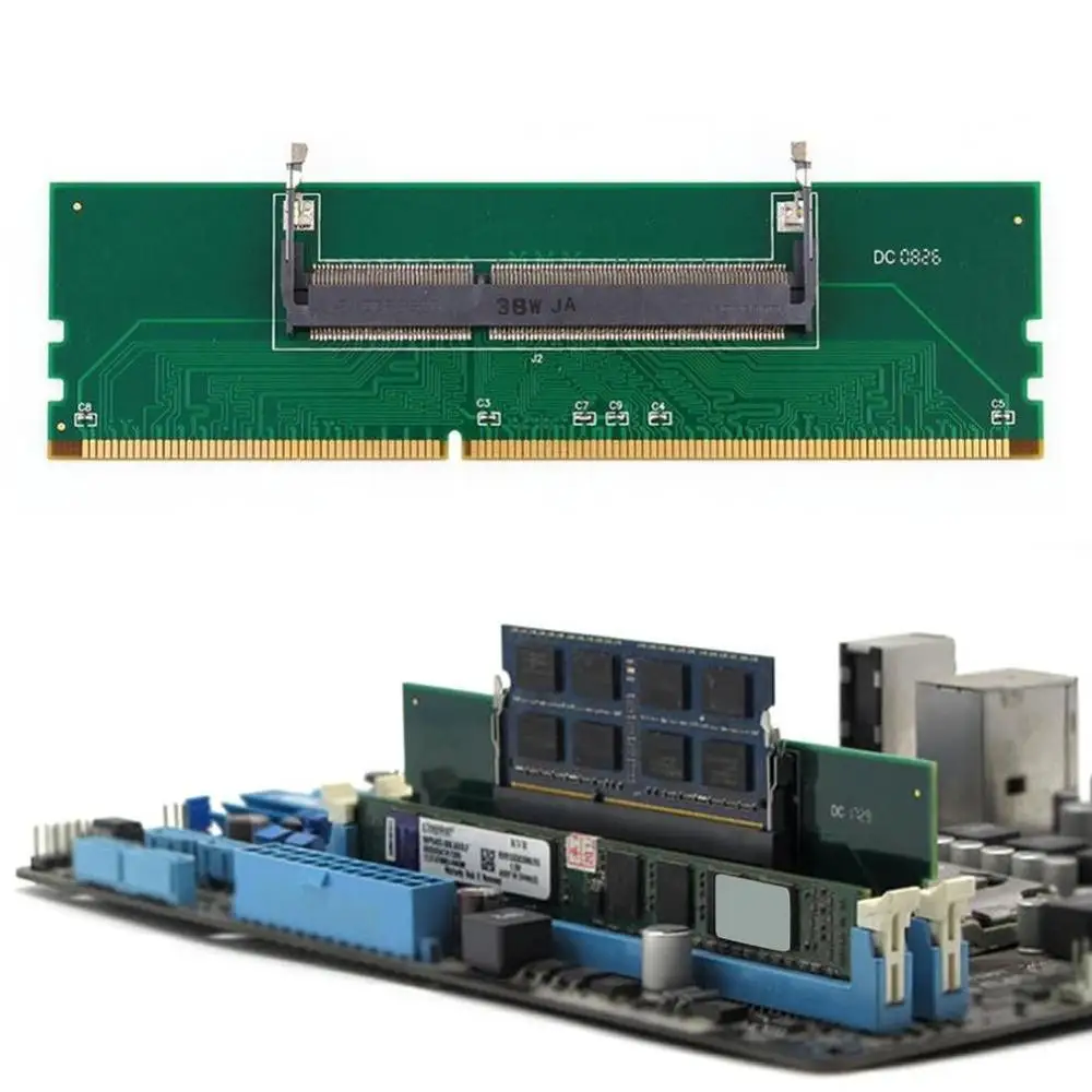DDR3 RAM Разъем для карты памяти адаптер ноутбука к DIMM настольному ПК Новый