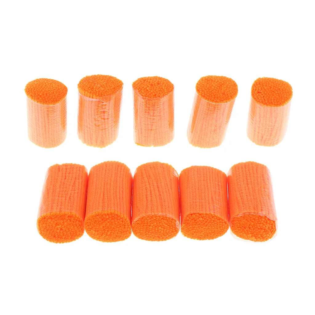 10 Pieces of Knotting Wool Acrylic Thread for Knotted Carpet, Each Thread Length: Approx. 6 Cm