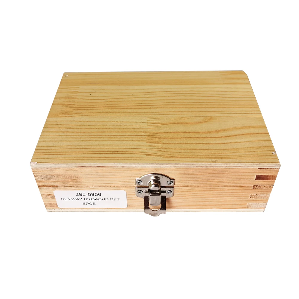 HSS Keyway Broach Set метрический размер 2 мм 3 Broaches 6/8/10 Collared втулки с шимами ЧПУ режущие