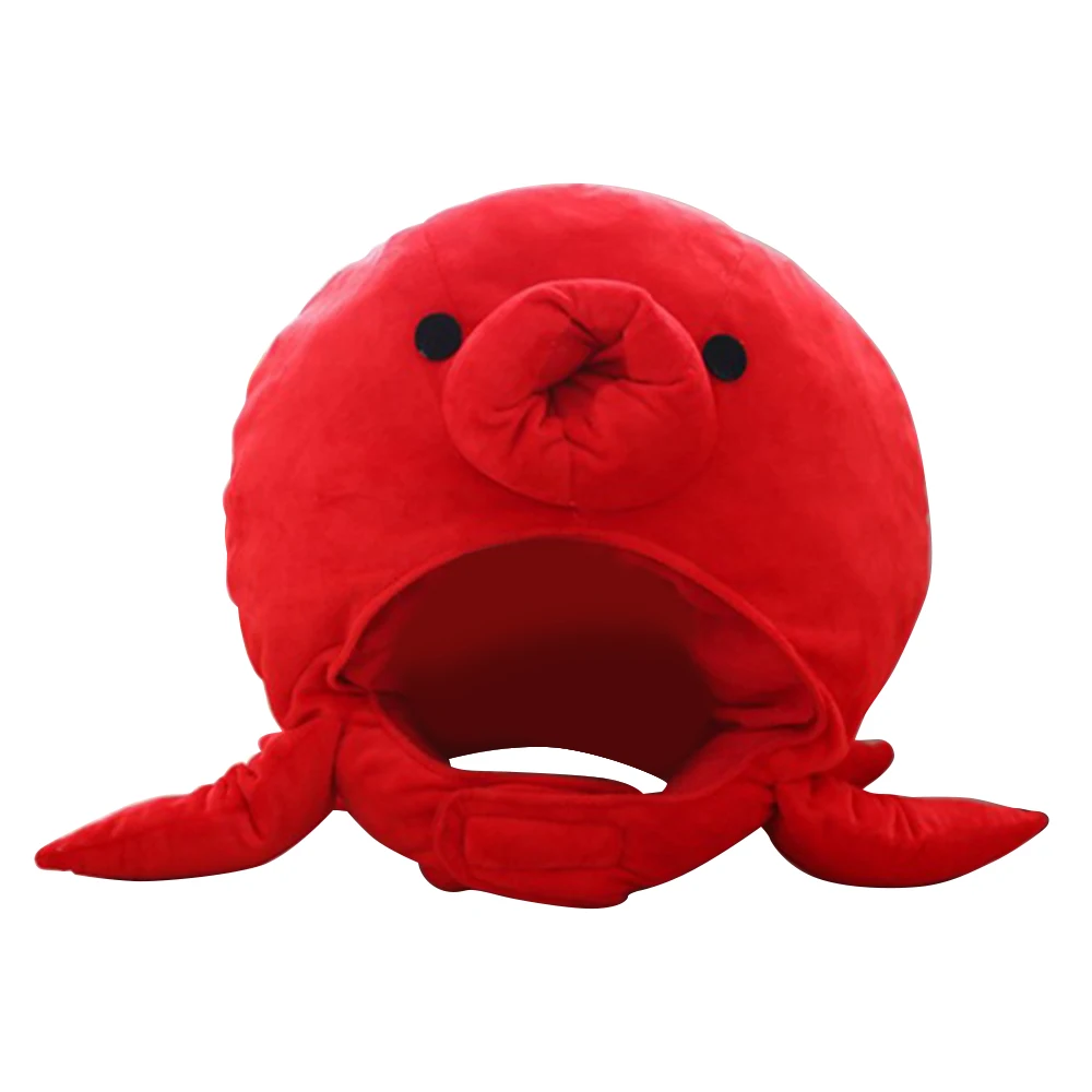 

Original Plush Toys Anime Movie Red Octopus Head Hat Cosplay Props Accessories Plush Head Fancy Cosplay Cap Gifts 2019 New