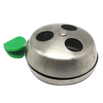 

Stainless Steel Charcoal Holder Heat Management Hookah Bowl Apple Shape Hookah Bowl Accessories Burning Piece Gift