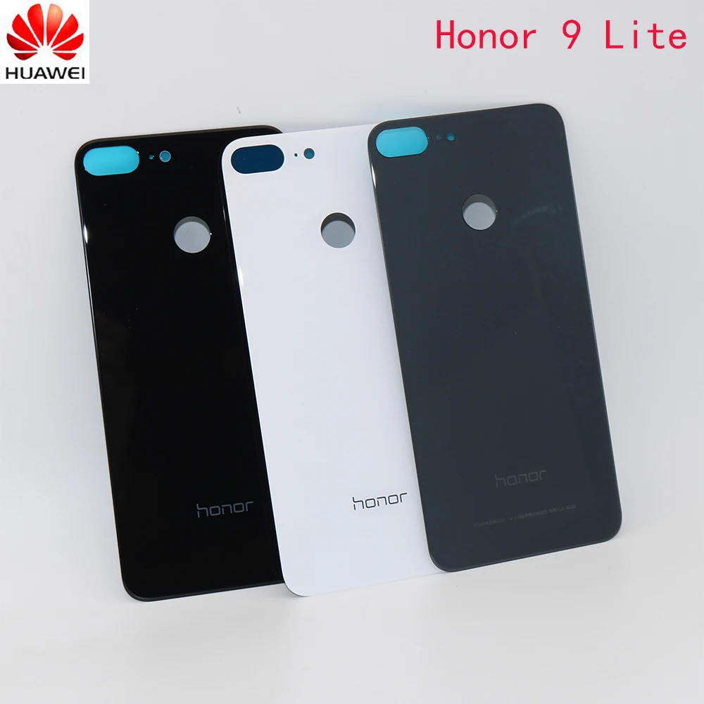 HUAWEI Honor 9 Lite Original Back Cover PC + Glass Battery Case honor Door Rear Housing with Logo | Мобильные телефоны и