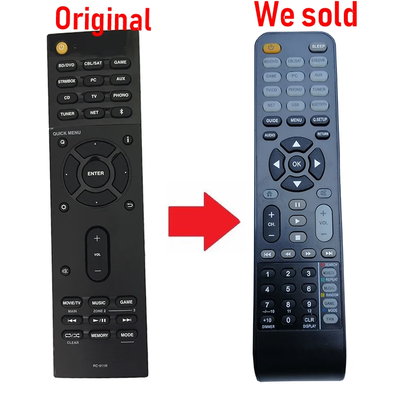 

remote control for onkyo TX-NR656.RC-911R.TX-Rz810 AV