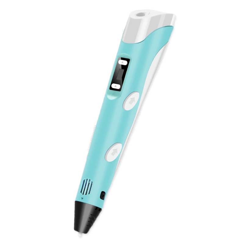 Pаспродажа 3D Ручка, три D принтера, ручка для рисования с пластиком 100 м, PLA ABS нити, USB адаптер, подарок на день рождения, Оригинальные подарки