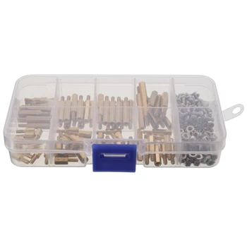 

240Pcs Waterproof M2.5 Hex Male-Female Standoff/Screw/Nut Assortment Kit with Rust Resistant for Raspberry-Pi Spacer