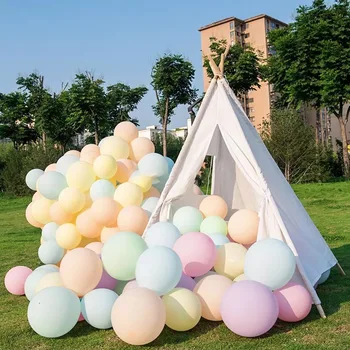 

100PCS Solid Color Wedding Party Birthday Decoration Latex Balloons For Wedding Anniversary globals Accessories Balloon MKL02
