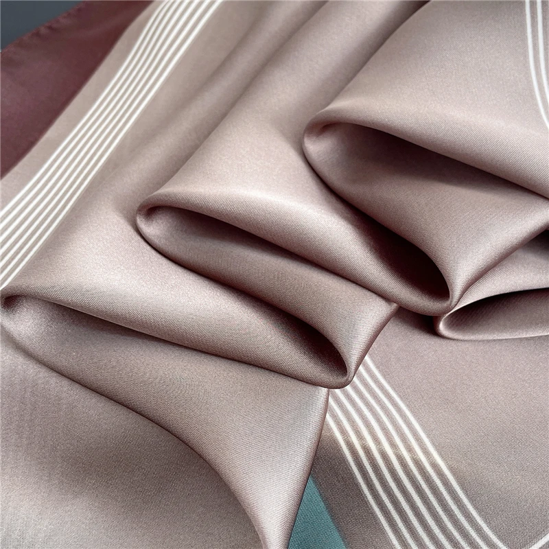 New Silk Scarf Lady Hair band Square Shawl Satin Bag Scarves Head Wrap for Women Bandana Neckerchief Female Hijab Girls Headband