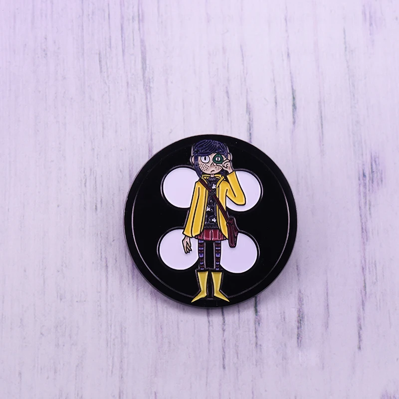 Coraline pin thriller Фэнтези анимационный фильм фанатов подарок