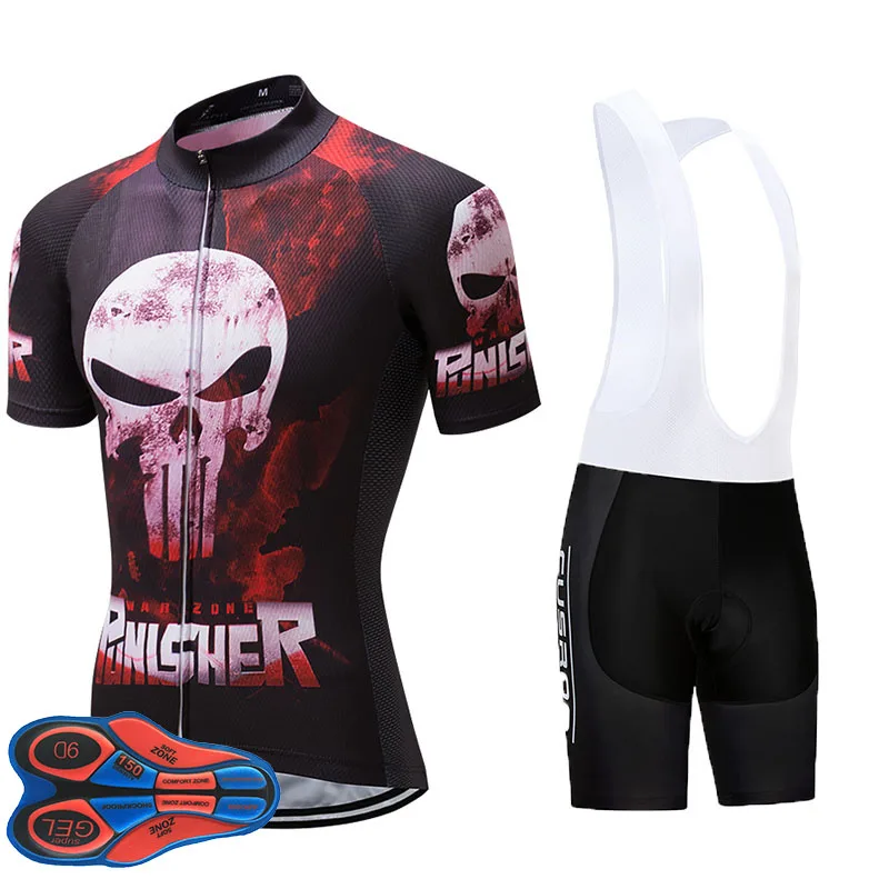 The bike Team Red Cycling Jerseys Set MTB Clothing Bib Short Shirt Ropa maillot Ciclismo Bike Wear Maillot Culotte Gel Pad