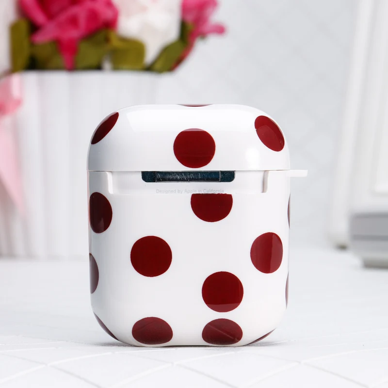 Беспроводной чехол для наушников для Airpods 2 1 чехол s милая улыбка простой окрашенный мультяшный Жесткий Чехол Для Air Pods чехол на Airpod Hoesje