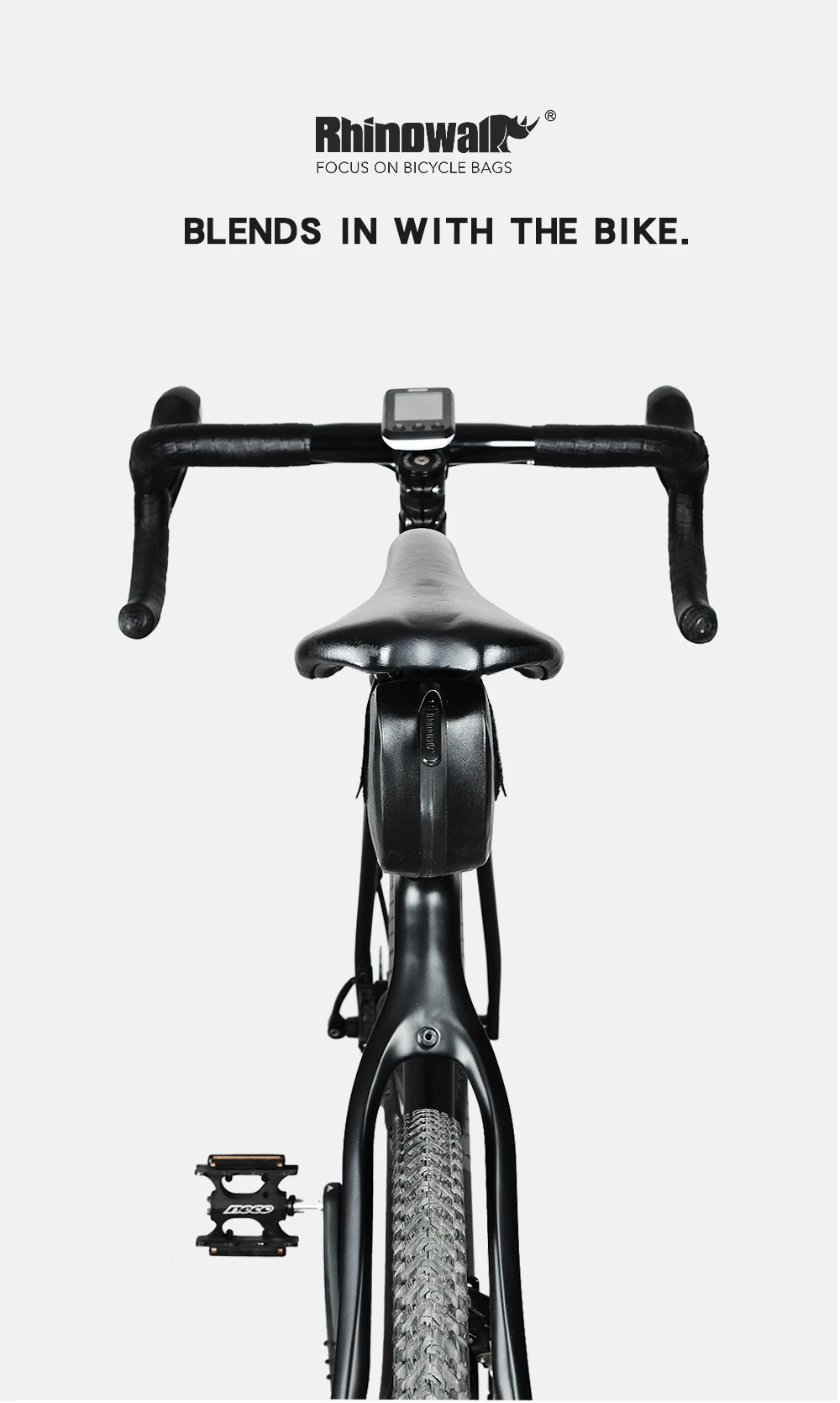 Rhinowalk Bicycle Saddle Bag Waterproof MTB Bike Rear Bag Bicycle Tools Inner Tube Storage Bag Cycling Rear Seat Tail Large Bag  (1)