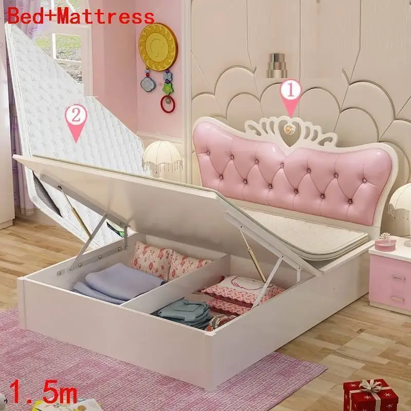Number 21 Mebles mobles Hochbett, детская деревянная мебель для спальни, деревянная кровать Cama Infantil Muebles, детская кровать - Цвет: Number 21