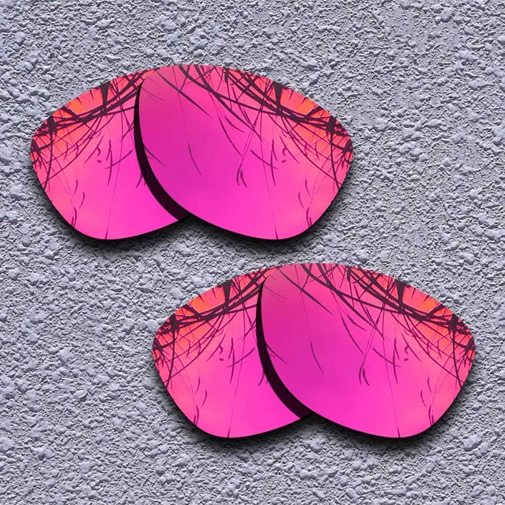2 пары поляризованных сменных линз для солнцезащитных очков Oakley Frogskins-несколько вариантов - Цвет линз: Purple Red-Red