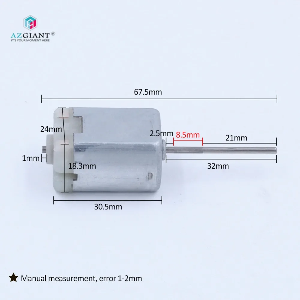 Микро Мотор FC-280DR 32 мм FC-280 280 12 В 10400 об/мин FC280 ребристый вал двери автомобиля замок двигателя, двигатель фары - Название цвета: A