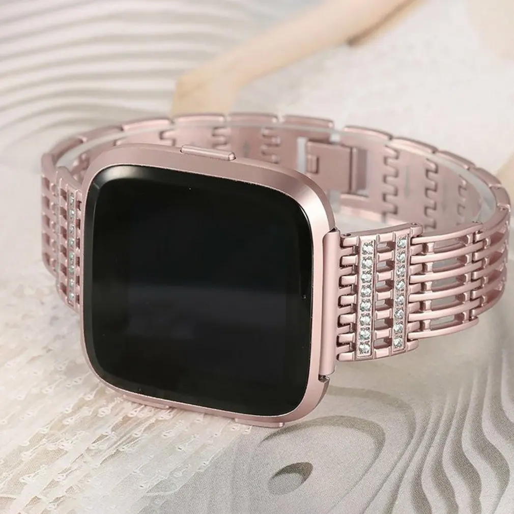 Браслет совместим с Fitbit Versa тканый металлический браслет часы специальное издание замена Браслет Классический квадратный