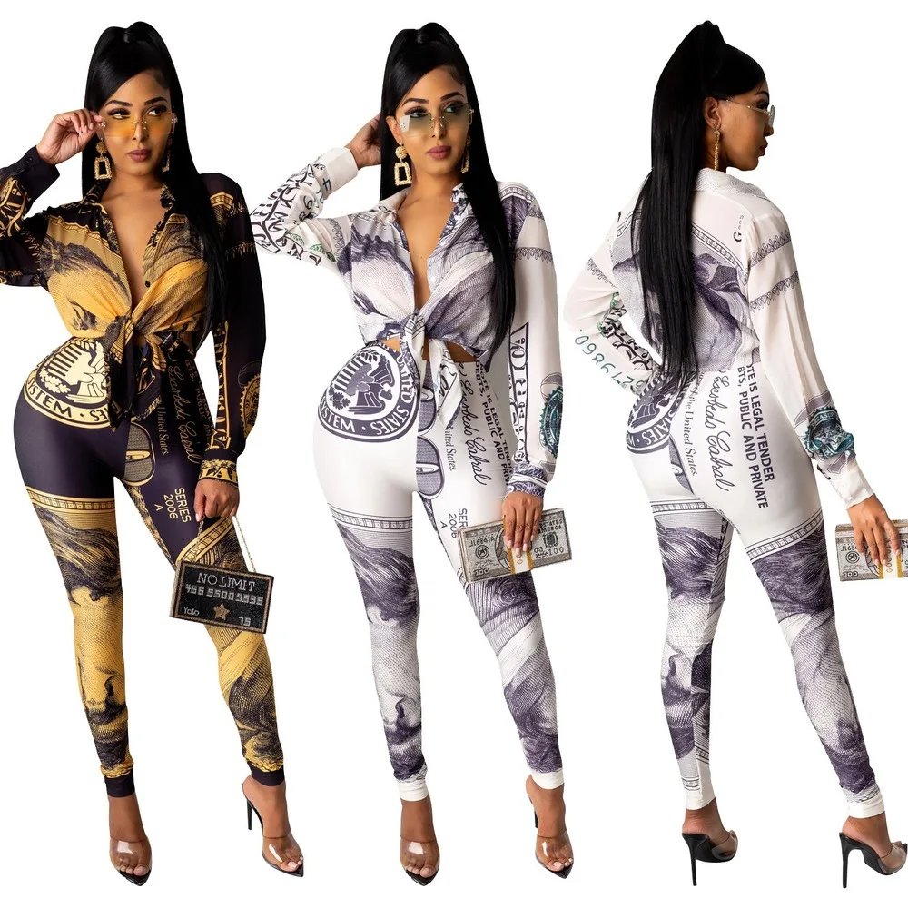 Women 2 Piece Printed Outfit | Women Leggings Dollar | 2 Piece Matching ...