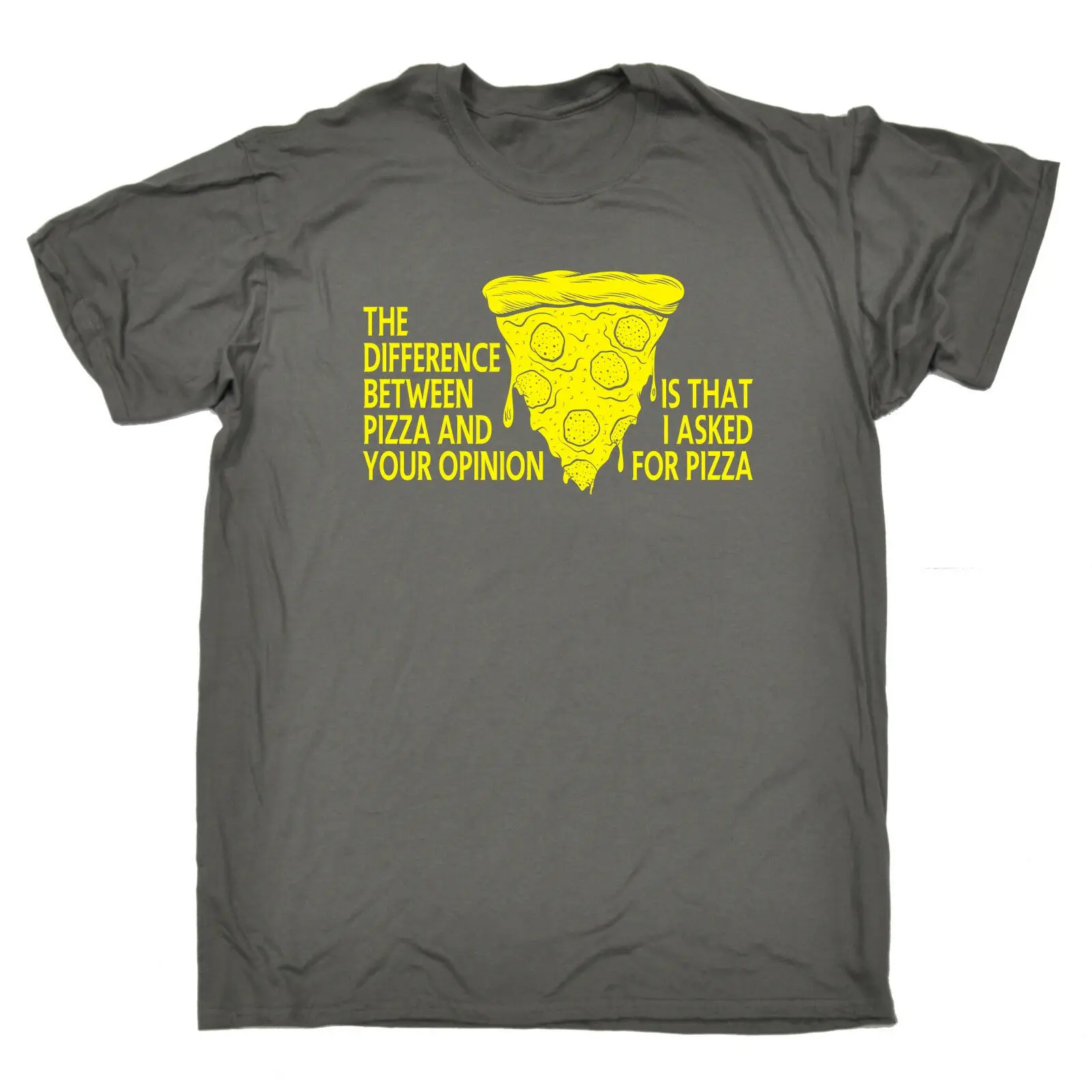 Difference Between Pizza And Your Opinion T-SHIRT Chef Food Gift birthday funny 