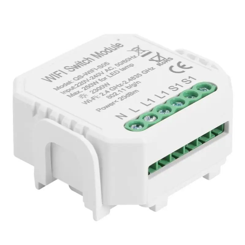 Умный WiFi умный модуль переключения DIY модуль автоматизации для Alexa Google Assistant Голосовое управление