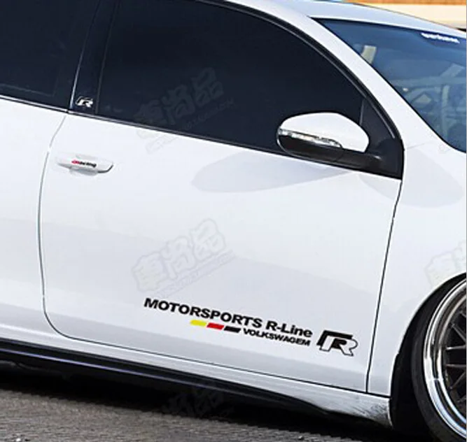 Напрямую от производителя оптом наклейки на бампер Volkswagen Golf 6 Scirocco cc модифицированные rline боковые наклейки на дверь Reflectiv