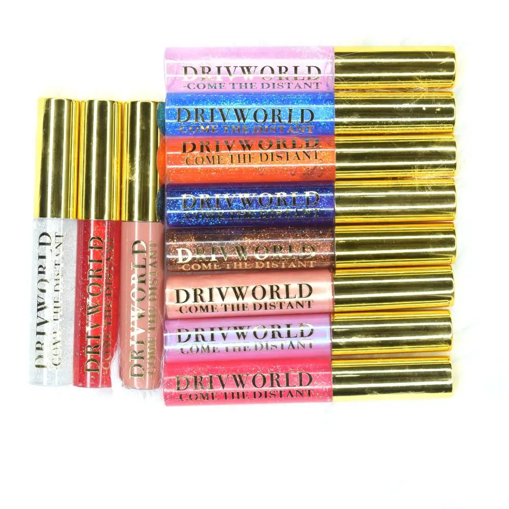 

Drivworld vegan lip gloss base, vegan glitters Clear natural flavoring as well as coconut oil with WholosaPrivate Label