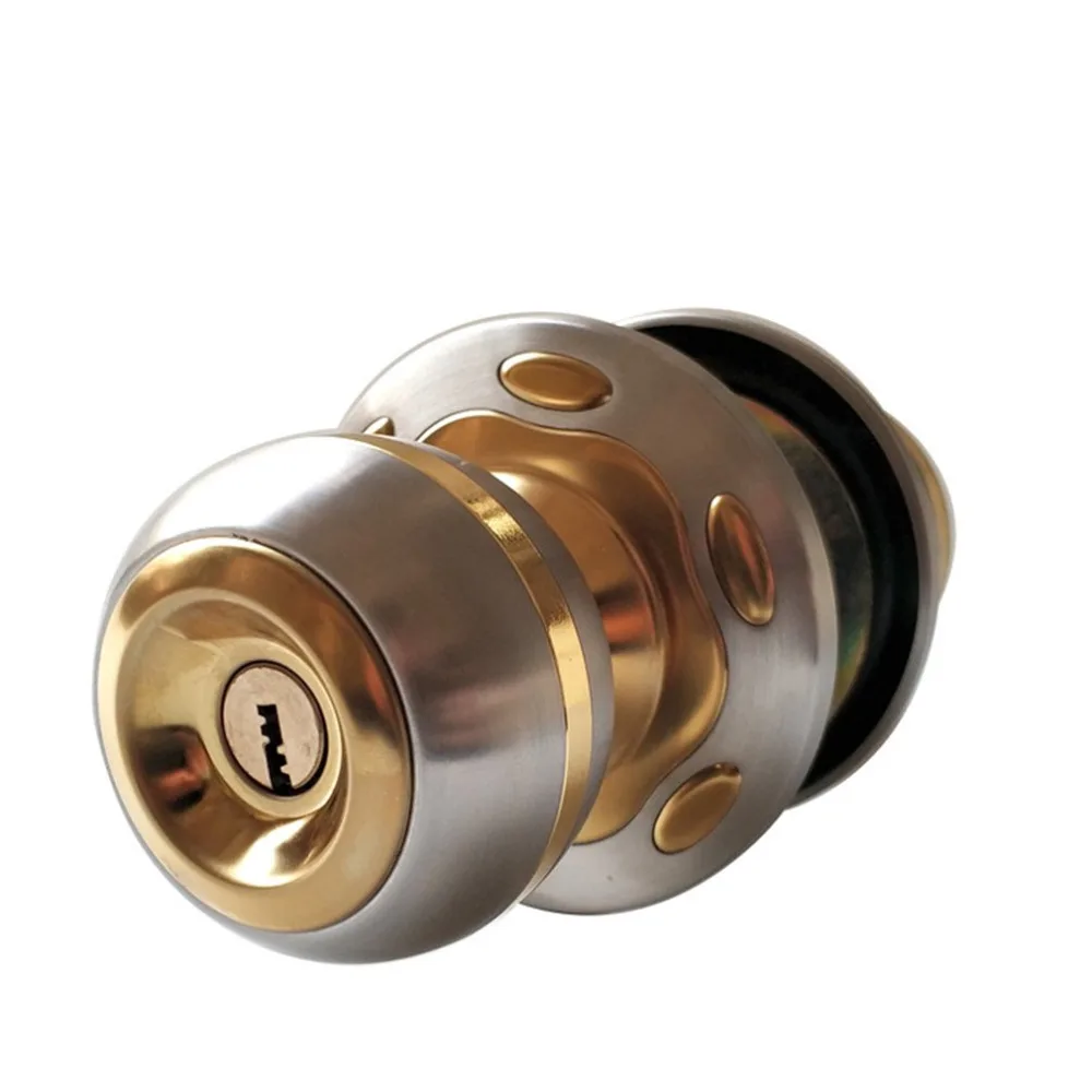 High Grade Stainless Steel Ball Lock Copper Lock Core Computer Key Indoor Wooden Door Lock Core Ball Lock Hardware Accessories