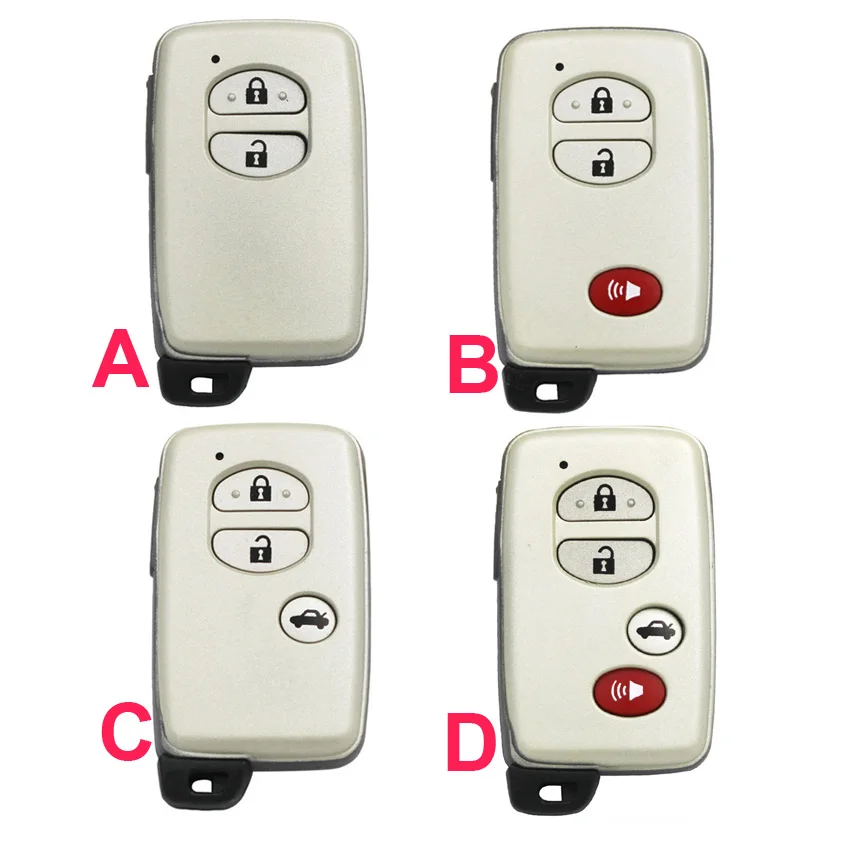 Смарт чехол для дистанционного ключа с 4 кнопками TOYOTA Aurion Camry Land Cruiser серии 200|buttons